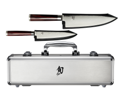 Shun Kohen Chef's knife, Utility knife and case profiles